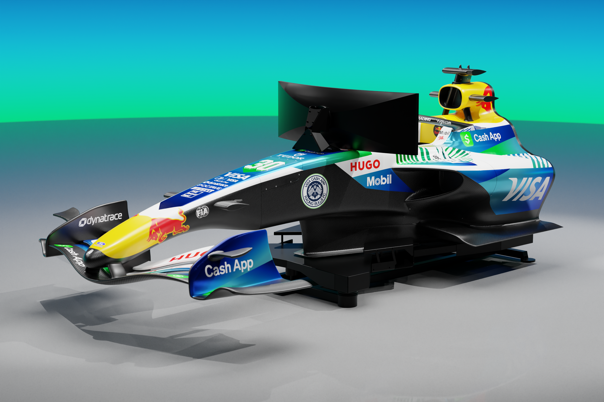 2026 VCARB FC Visa Cash App Racing Bulls Formula One ® Team Motion Simulator