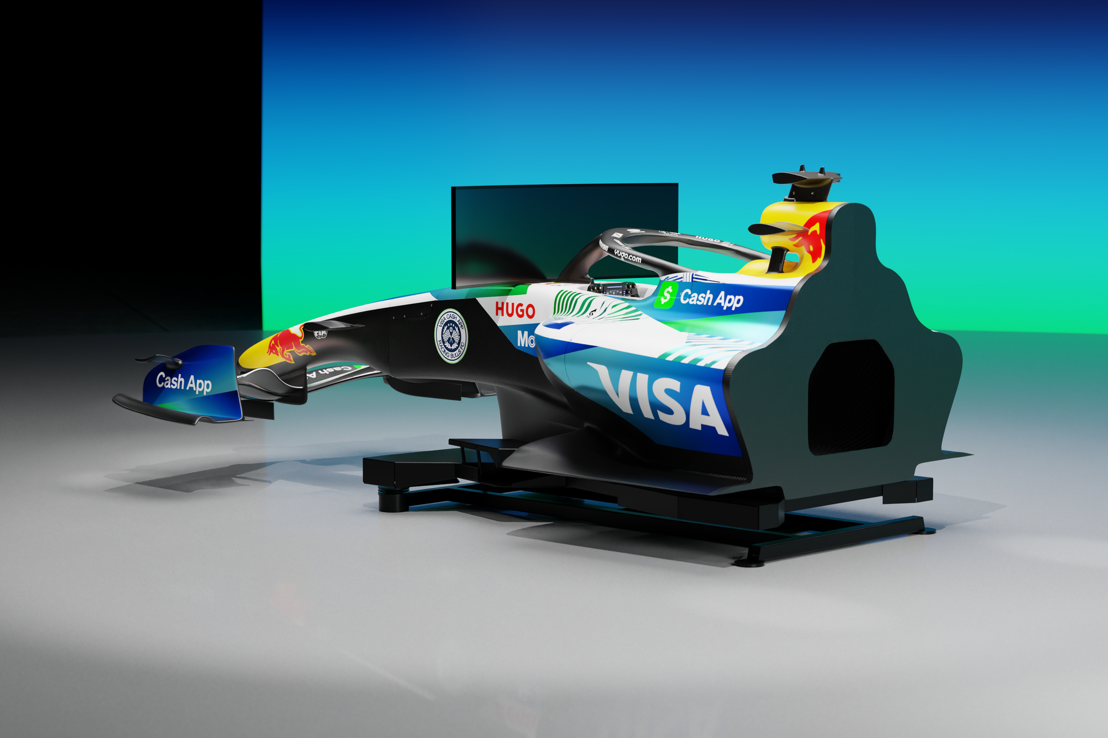 2026 VCARB FC Visa Cash App Racing Bulls Formula One ® Team Motion Simulator
