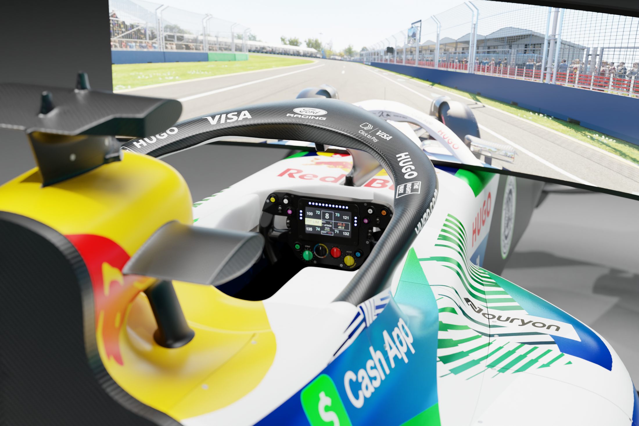 2026 VCARB FC Visa Cash App Racing Bulls Formula One ® Team Motion Simulator