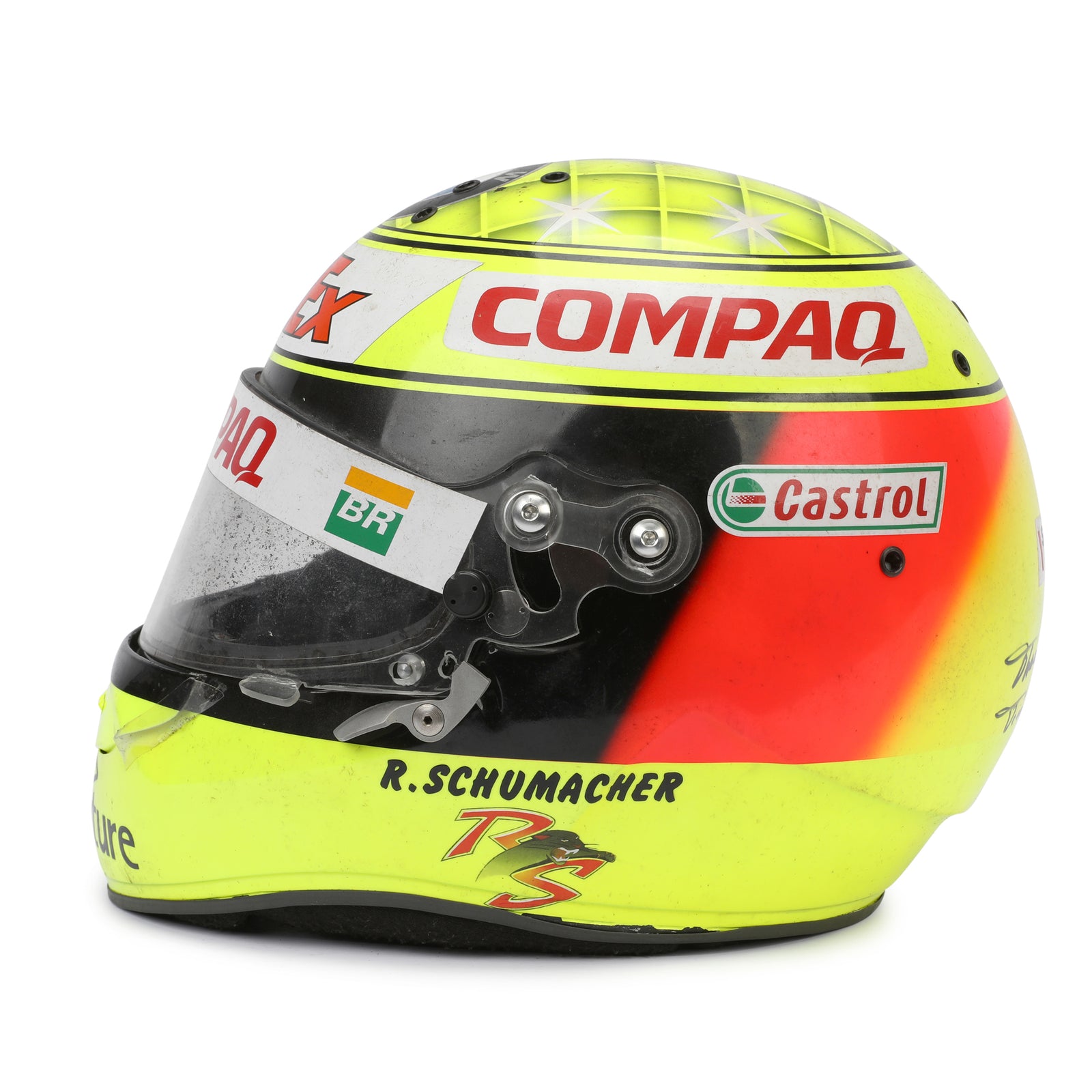 Season Launch LOT 416 - Ralf Schumacher 2001 Used Williams Helmet