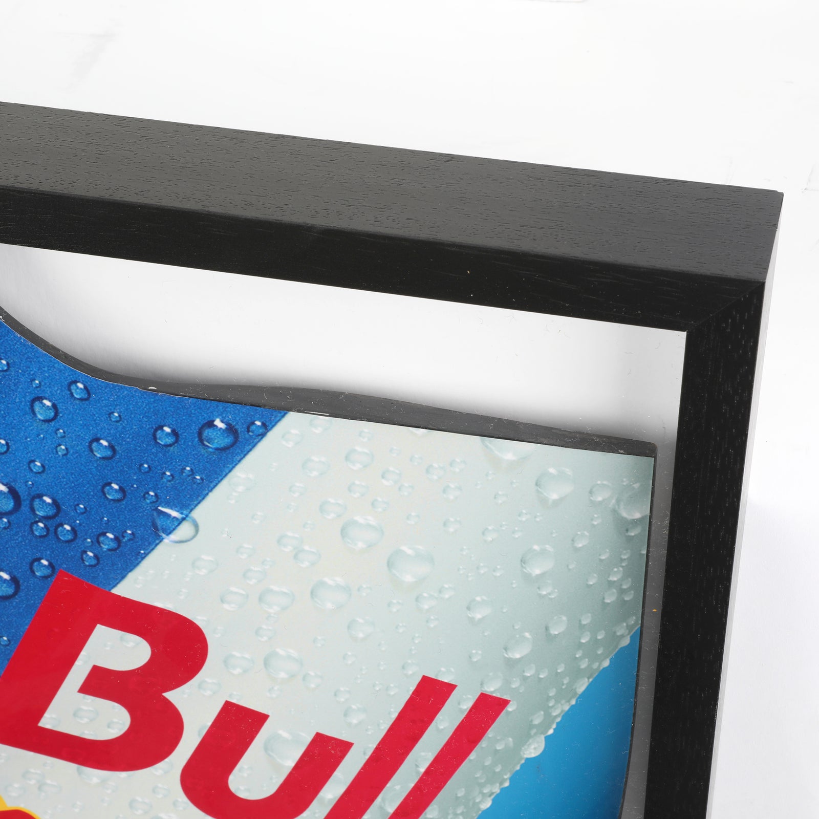 Red Bull Racing 2009 RB5 Grand Prix-used left-hand rear wing endplate with Red Bull branding, authentic Formula 1 memorabilia for collectors