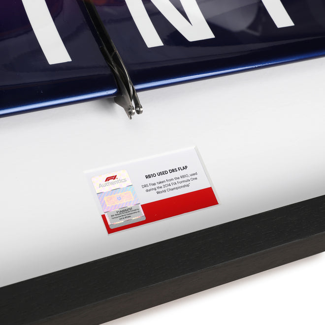 LOT 656 - Infiniti Red Bull Racing Grand Prix Used DRS Flap – 2014 Formula One Season