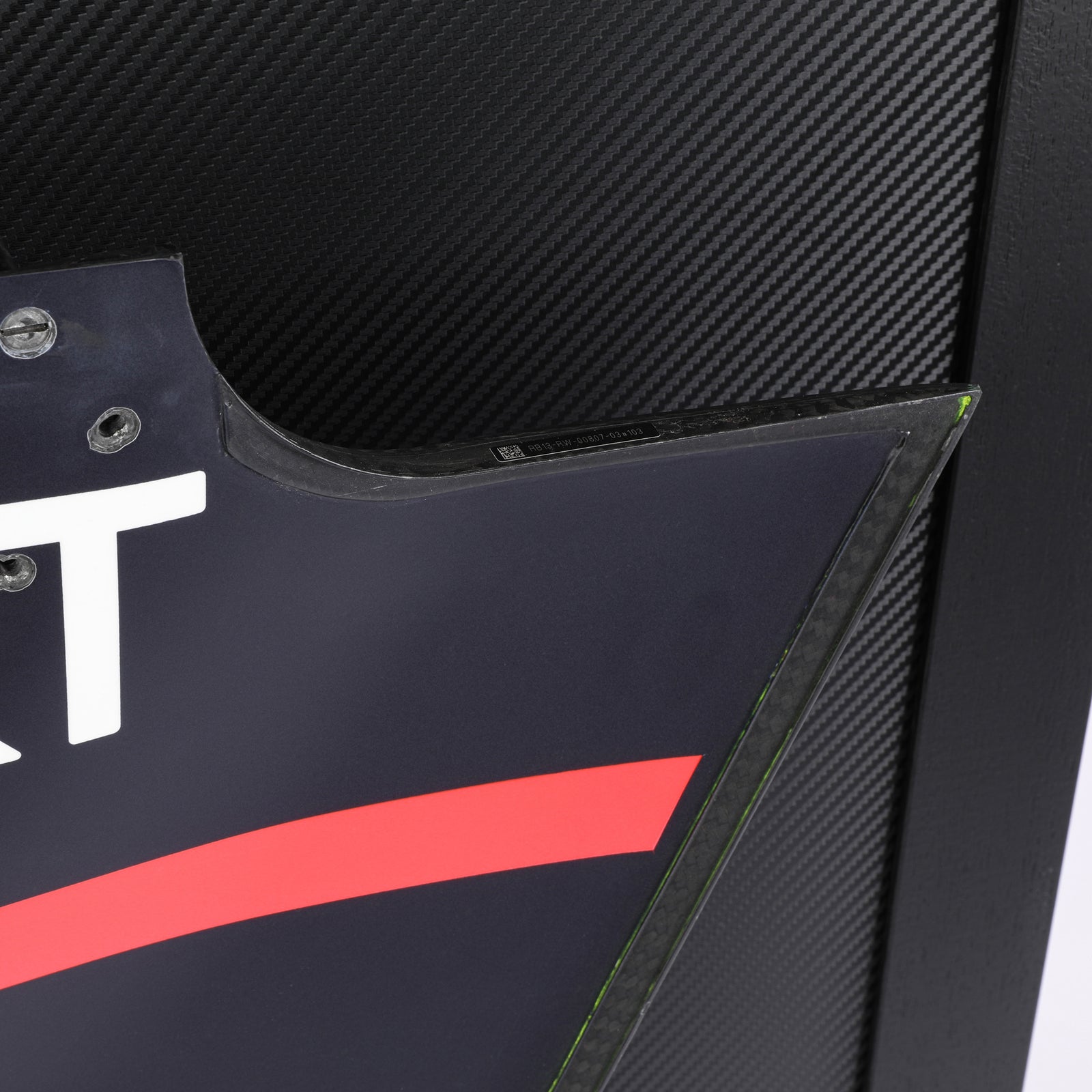 Red Bull Racing 2018 Grand Prix Used Left-Hand Rear Wing Endplate