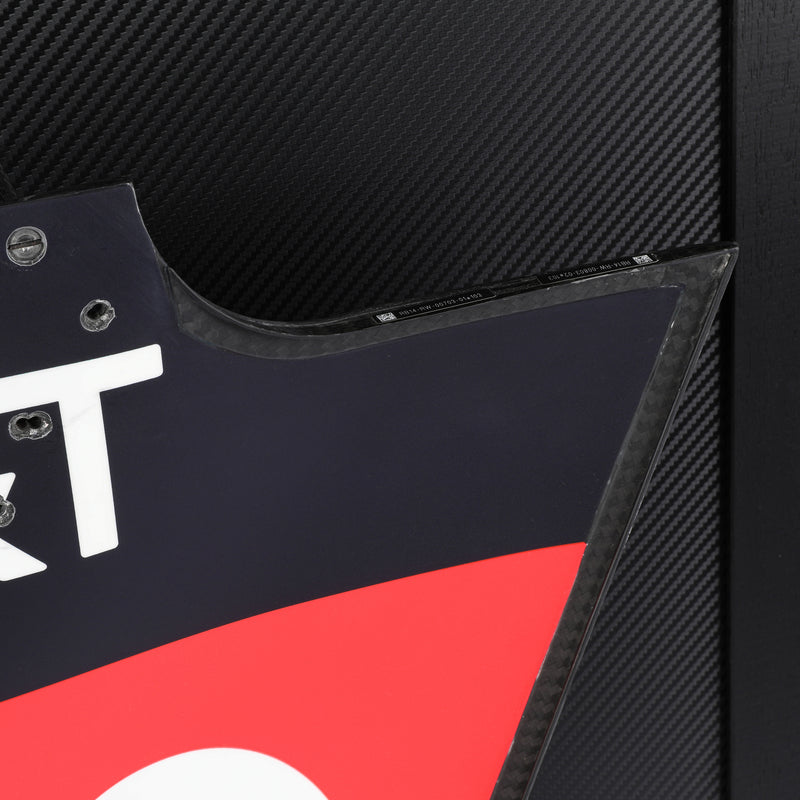 Red Bull Racing 2018 Grand Prix Used Left-Hand Rear Wing Endplate