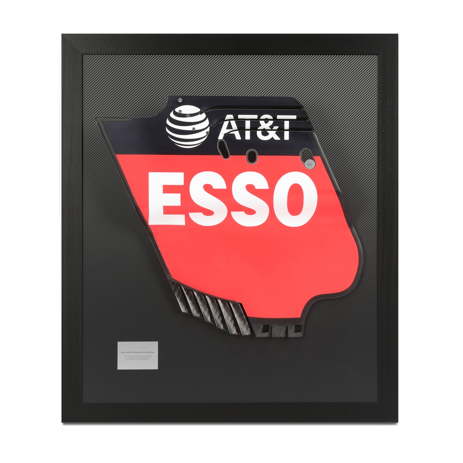 Red Bull Racing 2018 RB14 Grand Prix Used Right-Hand Rear Wing End Plate