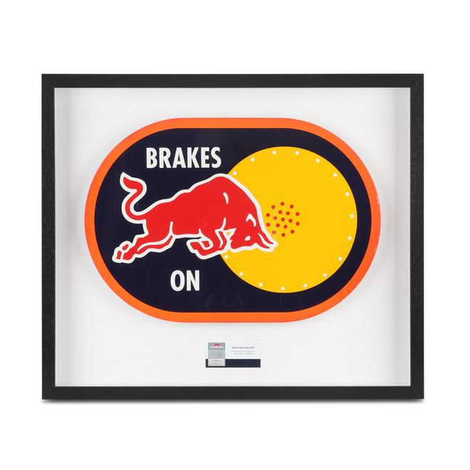 LOT 007 - Oracle Red Bull Pit Box Signal Board