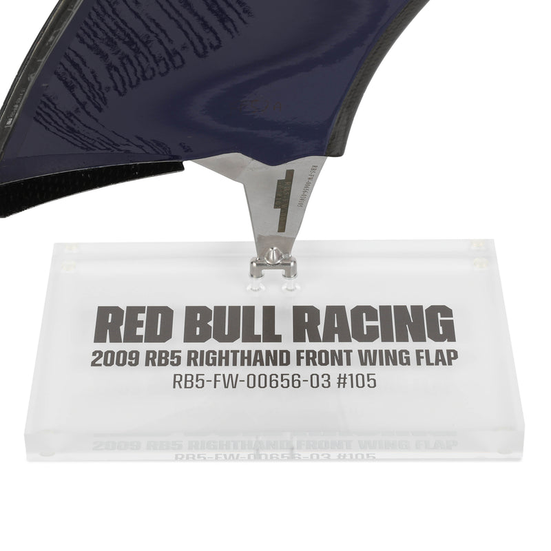 Red Bull 2009 RB5 Used Front Wing Flap on Display RH