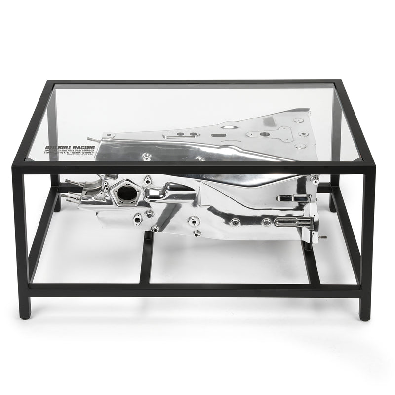 Red Bull Racing 2012 Chrome Plated RB8 Grand Prix Used Gearbox Table