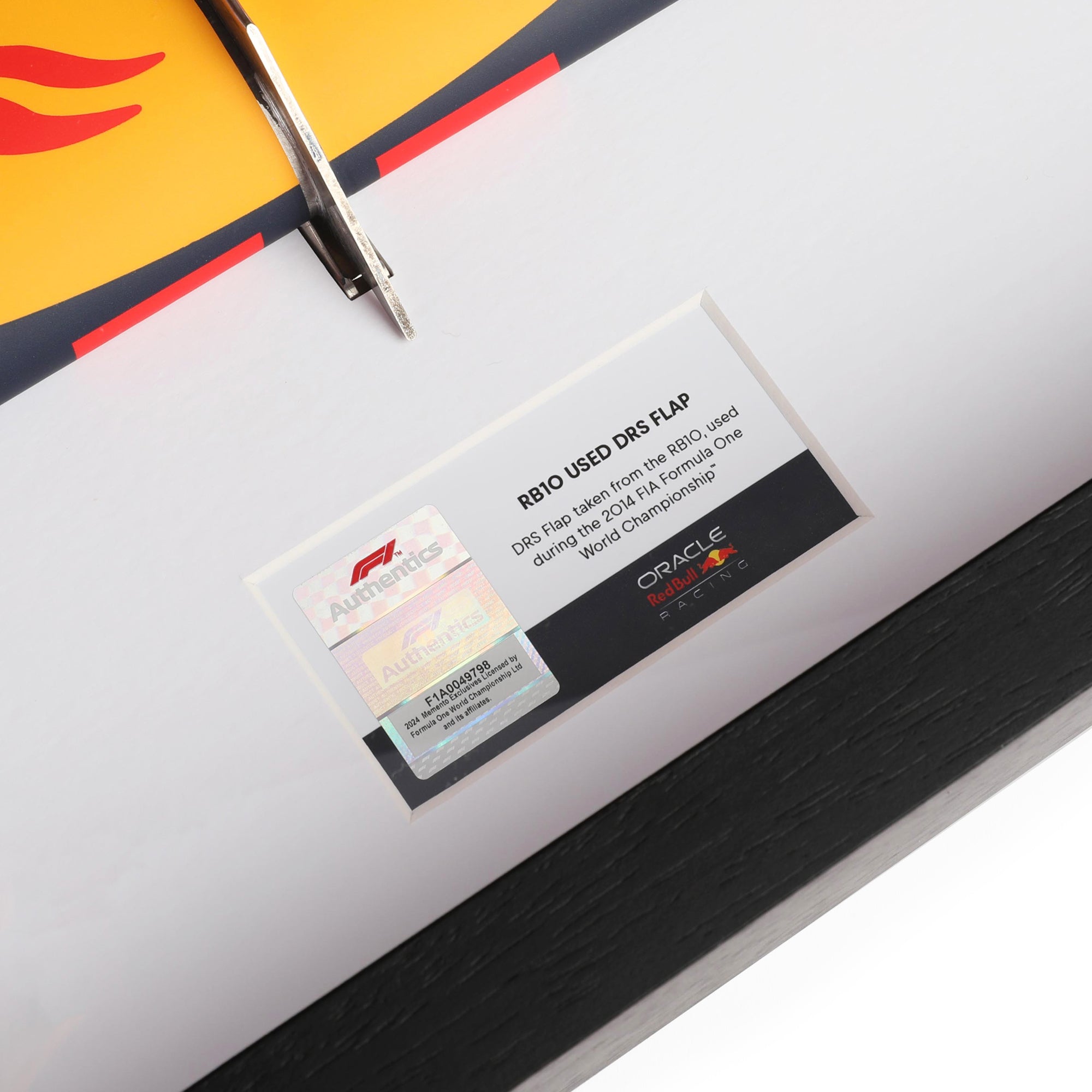 Red Bull Racing Grand Prix Used DRS Flap – 2014 Formula One Season