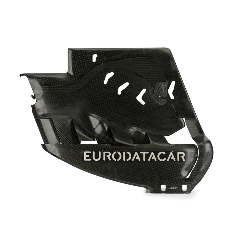 LOT 030 - Renault R.S.19 2019 Race Used Left Hand Rear Wing Endplate - Black EuroDataCar Branding