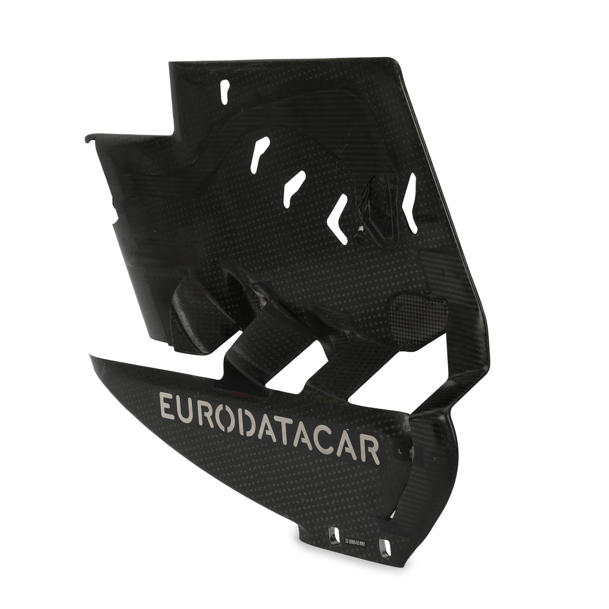 Renault R.S.19 2019 Race Used Left Hand Rear Wing Endplate - Yahoo/EURODATACAR Branding