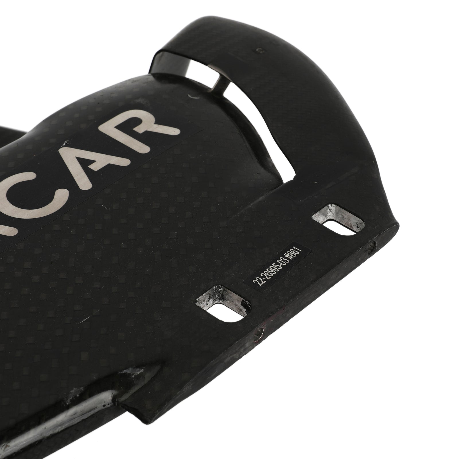 LOT 638 - Renault R.S.19 2019 Race Used Left Hand Rear Wing Endplate - Black EuroDataCar Branding