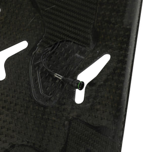 LOT 030 - Renault R.S.19 2019 Race Used Left Hand Rear Wing Endplate - Black EuroDataCar Branding