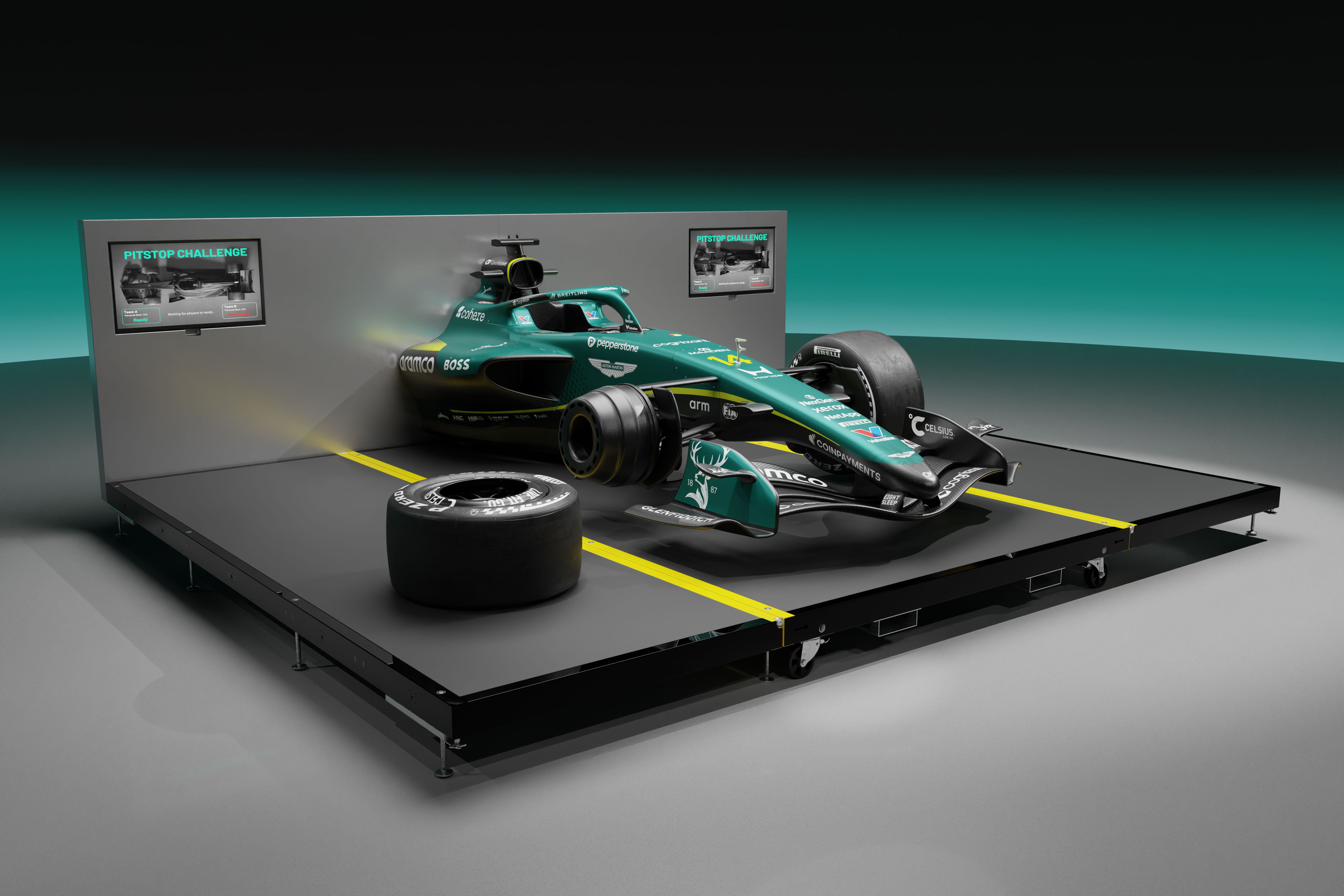 Pit Stop Rig Aston Martin Aramco 2026 | F1 Authentics