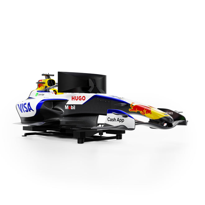 Visa Cash App Racing Bulls F1 Team simulator 2026 full racing cockpit immersive motorsport experience