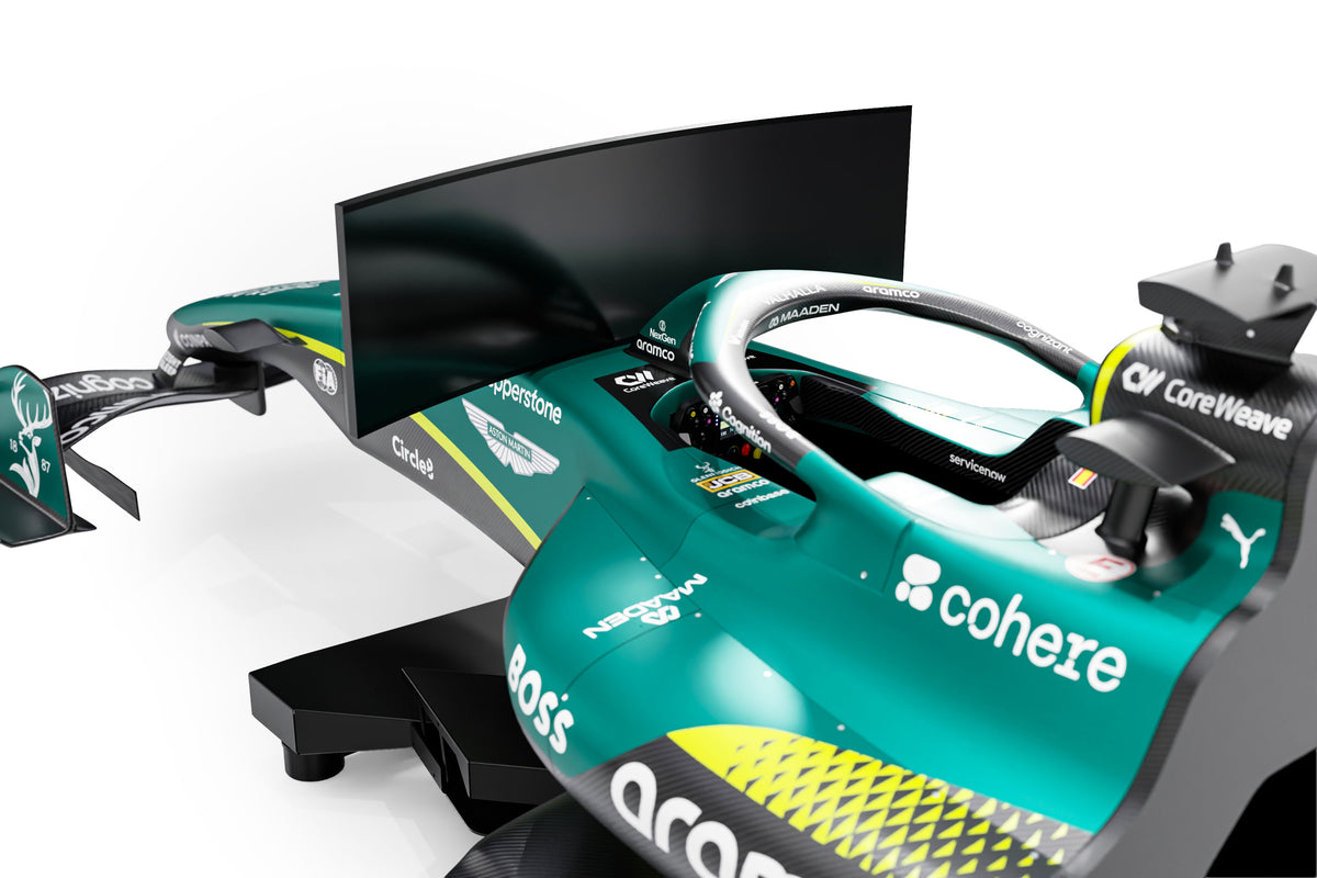 Aston Martin Aramco F1 Team simulator 2026 full racing cockpit motorsport simulation experience