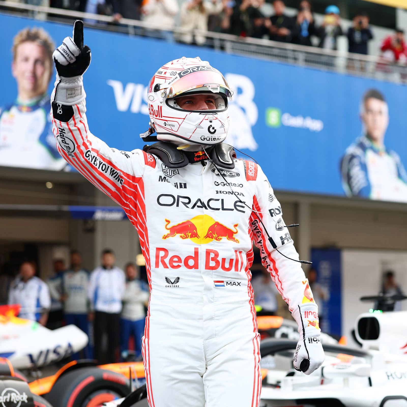 LOT 002 - Max Verstappen 2025 Oracle Red Bull Race Suit - Japanese GP