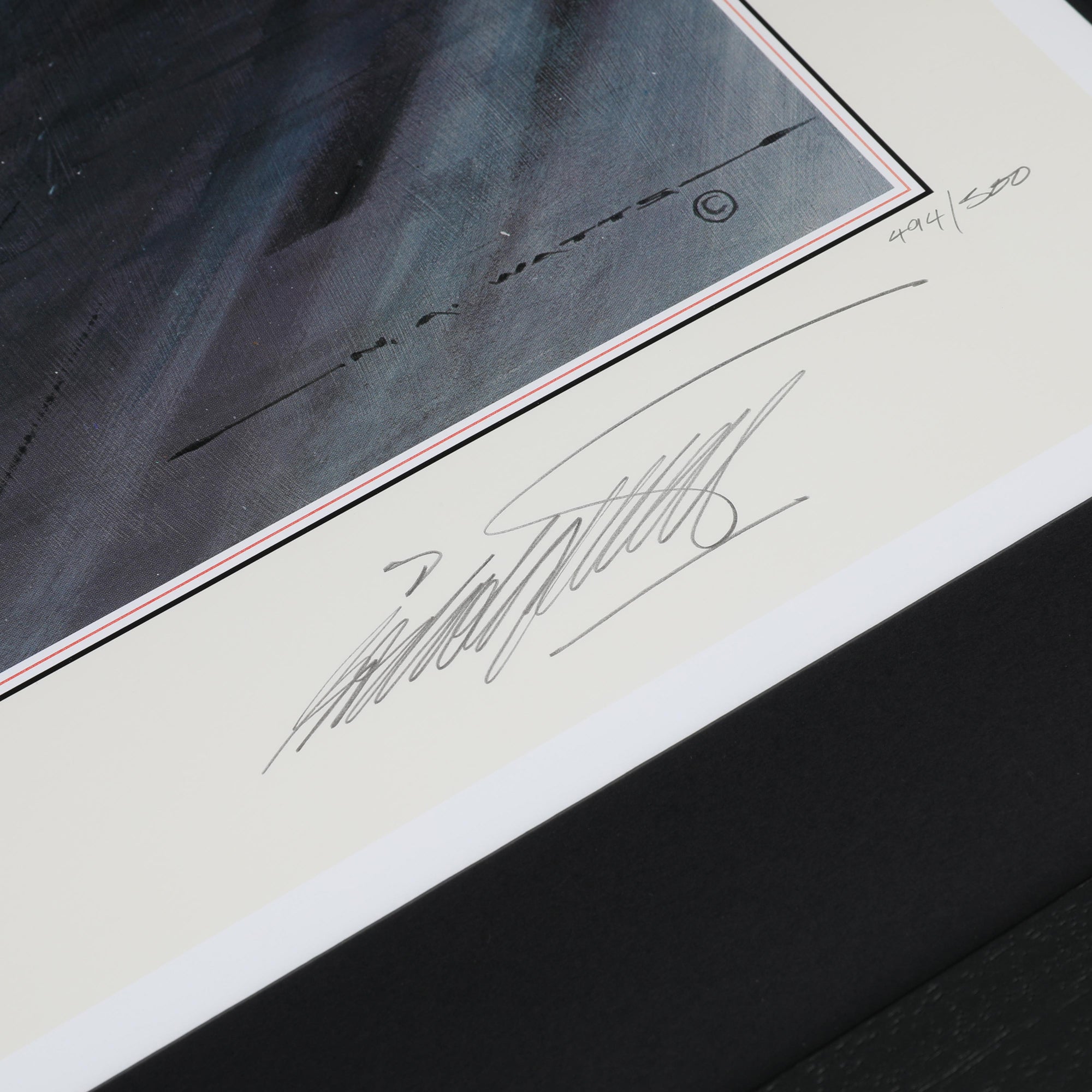 Michael Schumacher 1999 Signed Monaco ‘Schumacher Triumphant’ Giclee Art Print – By Nicholas Watts