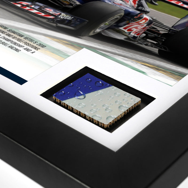 Limited Edition Sebastian Vettel 2010 Red Bull Racing 'Original Red Bull' Bodywork & Photo