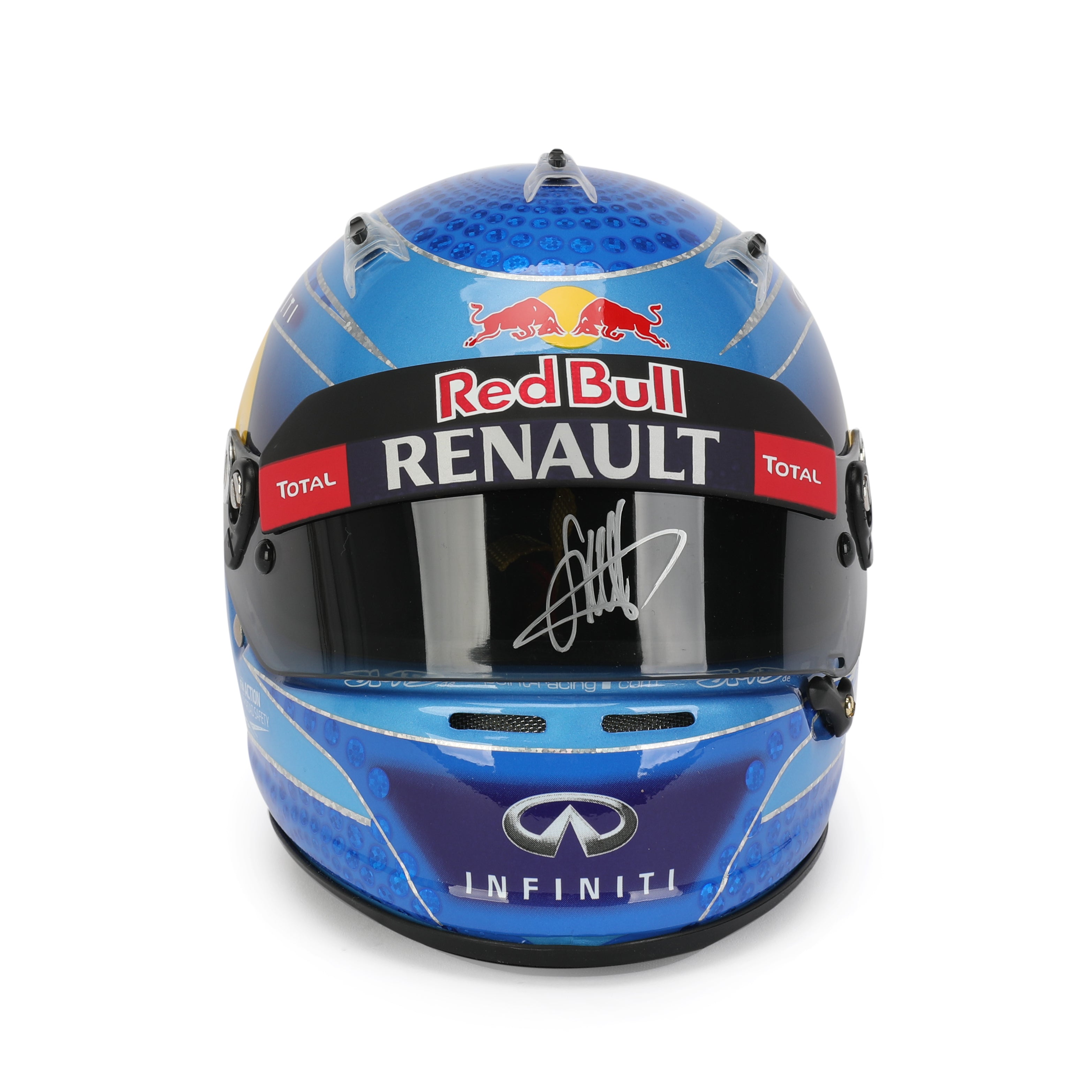 Sebastian Vettel Signed 2013 Red Bull Racing 1:2 Scale Helmet