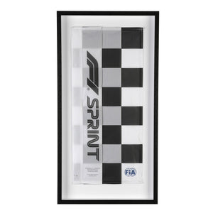 2026 Canadian Grand Prix Sprint Race chequered flag, authentic Formula 1 event memorabilia and premium collector display