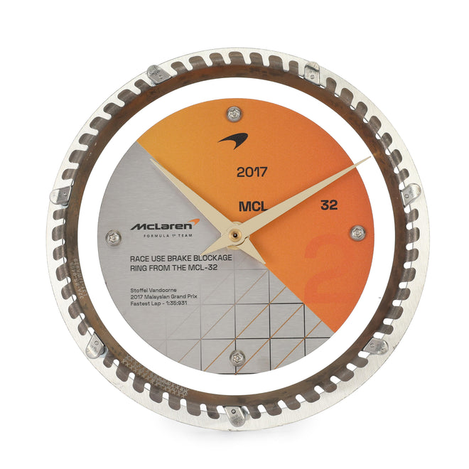 Stoffel Vandoorne 2017 Brake Blockage Ring Clock - Malaysian GP