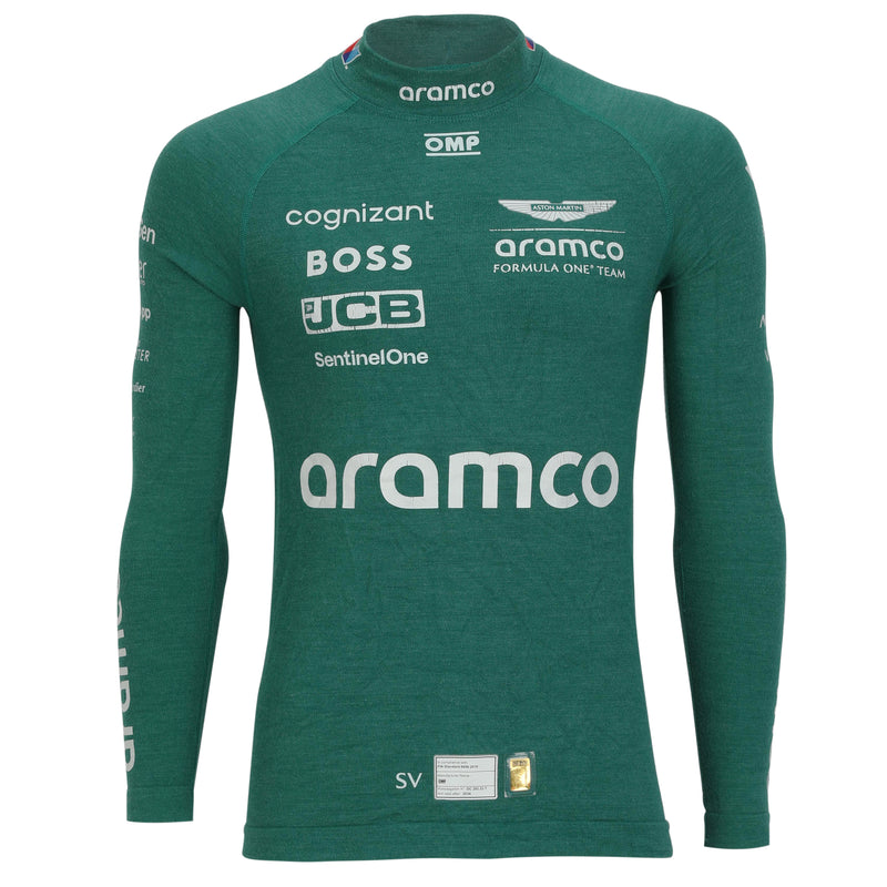 Stoffel Vandoorne 2024 Season used Aston Martin Aramco F1® Team Nomex