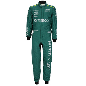 Stoffel Vandoorne 2024 season-used Aston Martin Aramco F1® Team race suit, authentic Formula 1 race-worn memorabilia for collector display