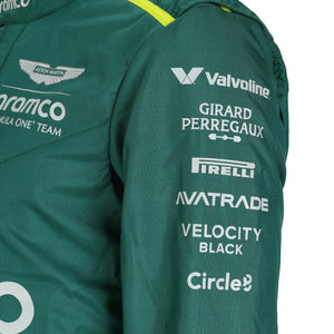 Stoffel Vandoorne 2024 season-used Aston Martin Aramco F1® Team Formula 1 race suit, genuine collector display and motorsport memorabilia