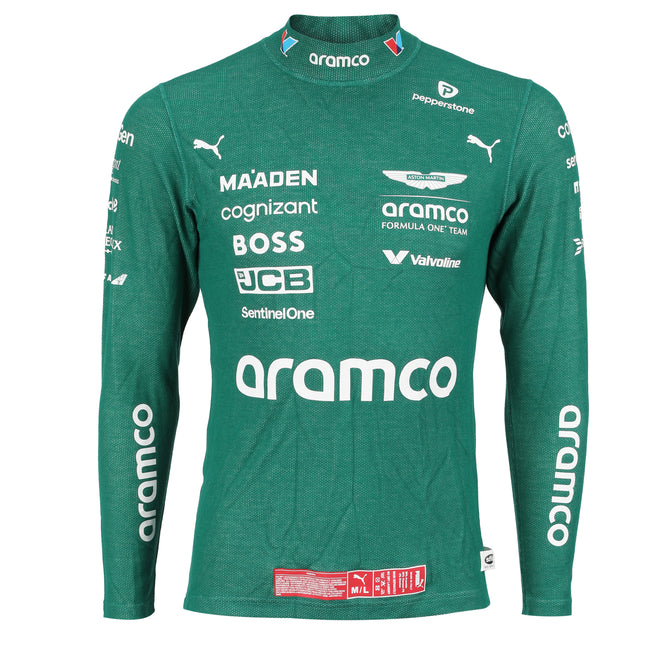 LOT 680 - Stoffel Vandoorne Unsigned 2025 Aston Martin Aramco Formula One Team Nomex