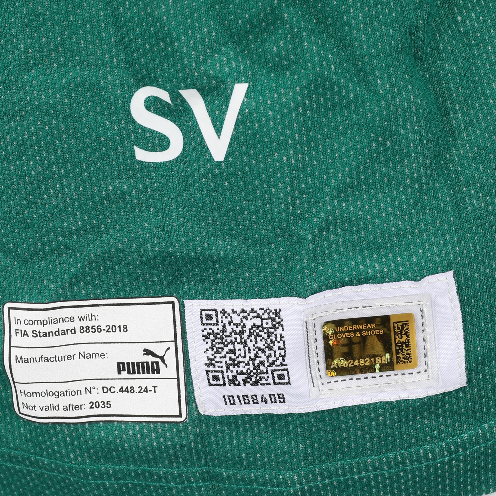 LOT 680 - Stoffel Vandoorne Unsigned 2025 Aston Martin Aramco Formula One Team Nomex