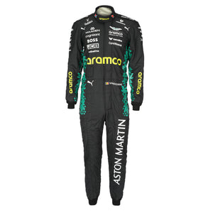 Aston Martin Aramco F1 Team used race suit Stoffel Vandoorne 2025 US GP motorsport memorabilia