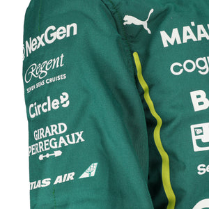 Authentic Stoffel Vandoorne 2025 Aston Martin F1 Team race-worn suit, genuine Formula 1 collector piece for display