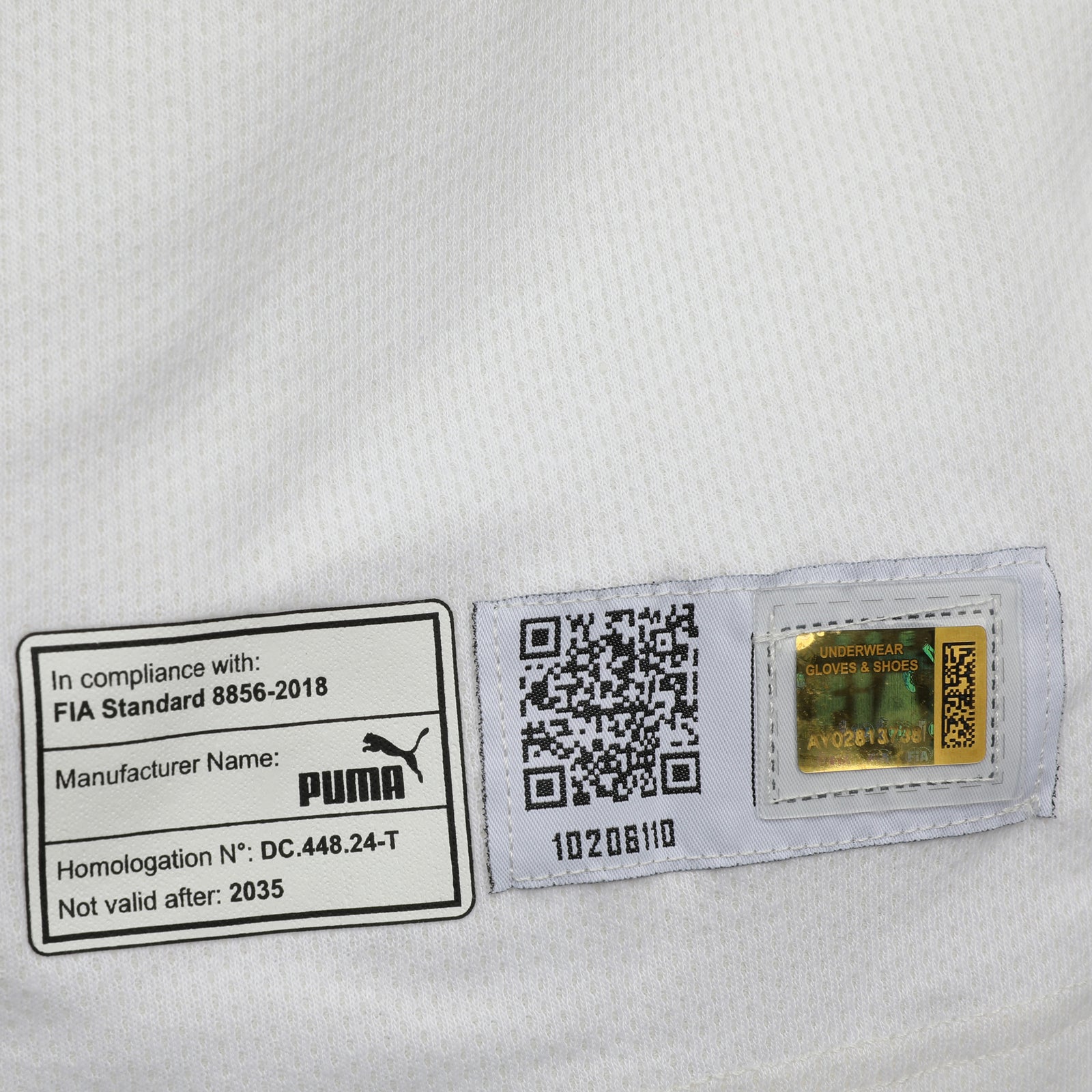 Auction LOT 034 - Stoffel Vandoorne 2025 Aston Martin Aramco Formula One Team Nomex