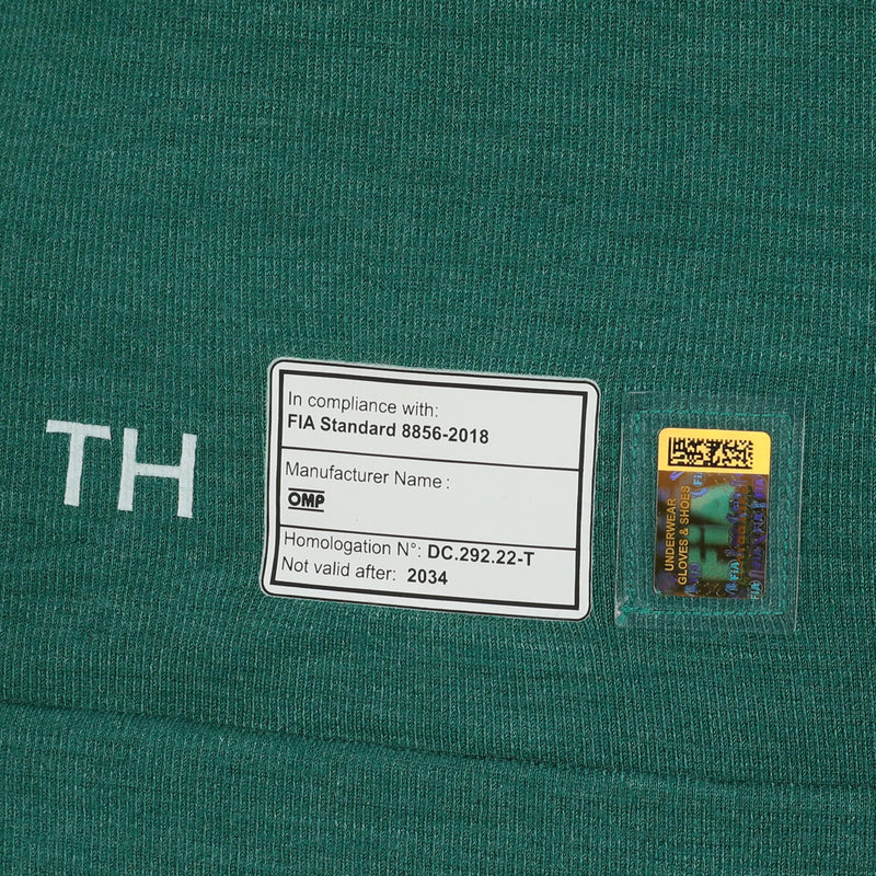 LOT 030 - Tina Hausmann Un-Signed 2024 Season Prema Racing Aston Martin F1 Academy Race Used Nomex - Green