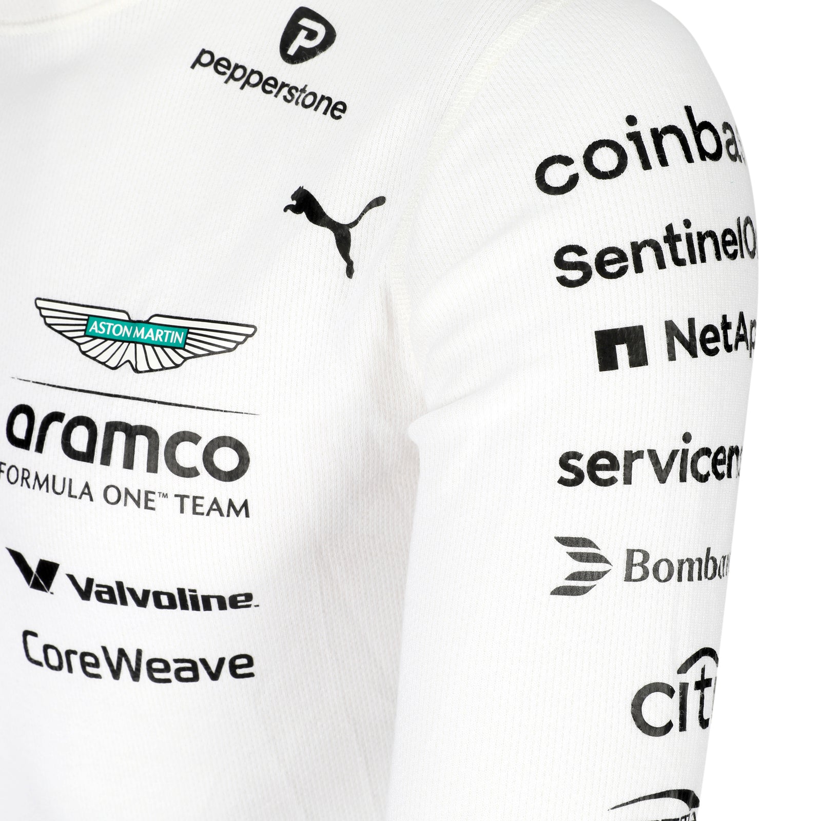 Auction LOT 126 - Tina Hausmann 2025 Aston Martin Aramco F1 Team Un-Signed Un-Used Nomex - White