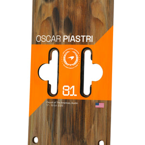 Oscar Piastri 2025 McLaren F1 Team United States Grand Prix practice-used front skid plank wall art premium Formula 1 collector display