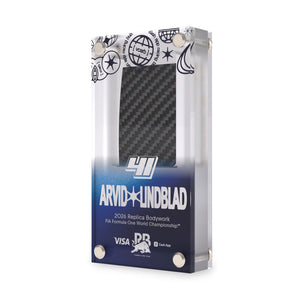 Arvid Lindblad 2026 Visa Cash App Racing Bulls replica bodywork in acrylic, Formula 1-inspired collector display and premium motorsport memorabilia