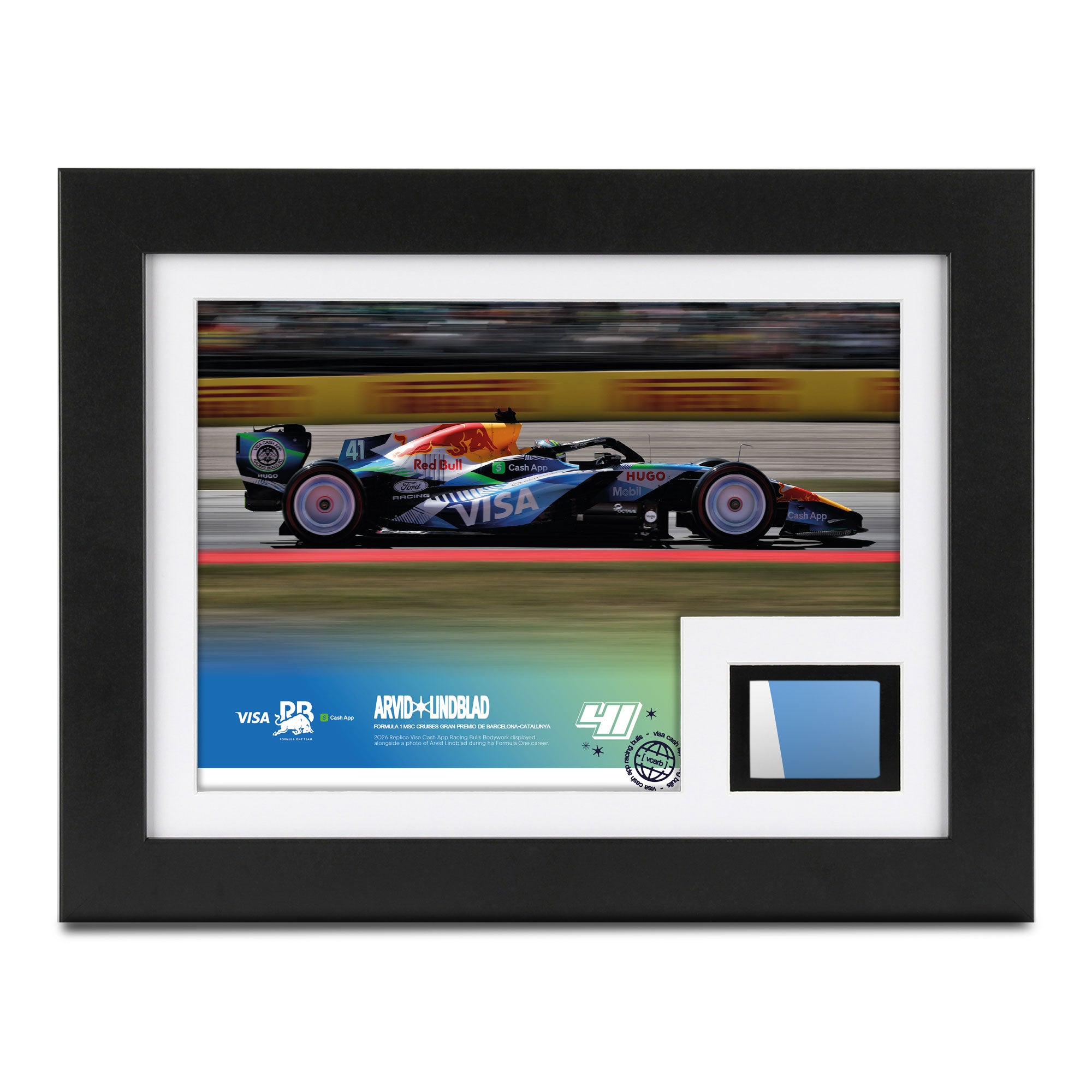 Arvid Lindblad 2026 Visa Cash App Racing Bulls Team Replica Bodywork &amp Photo FC Livery Edition