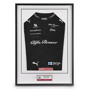 LOT 075 - Valtteri Bottas 2023 Season Signed Alfa Romeo F1 Team Stake Race Spec Nomex Top