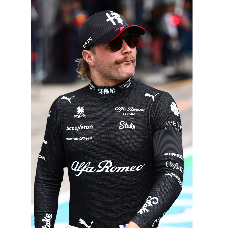 LOT 075 - Valtteri Bottas 2023 Season Signed Alfa Romeo F1 Team Stake Race Spec Nomex Top