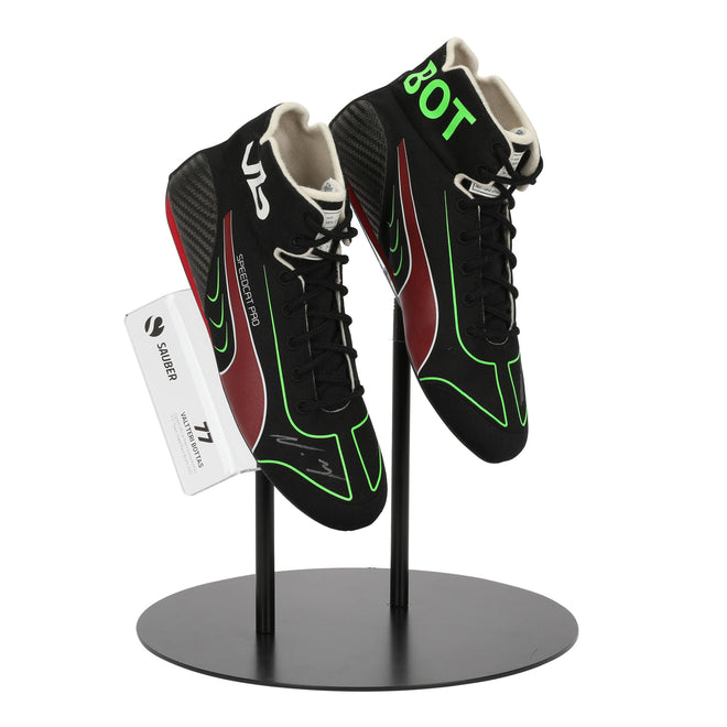 LOT 041 - Valtteri Bottas 2023 Signed Alfa Romeo F1 Team KICK Race Boots - Belgian GP