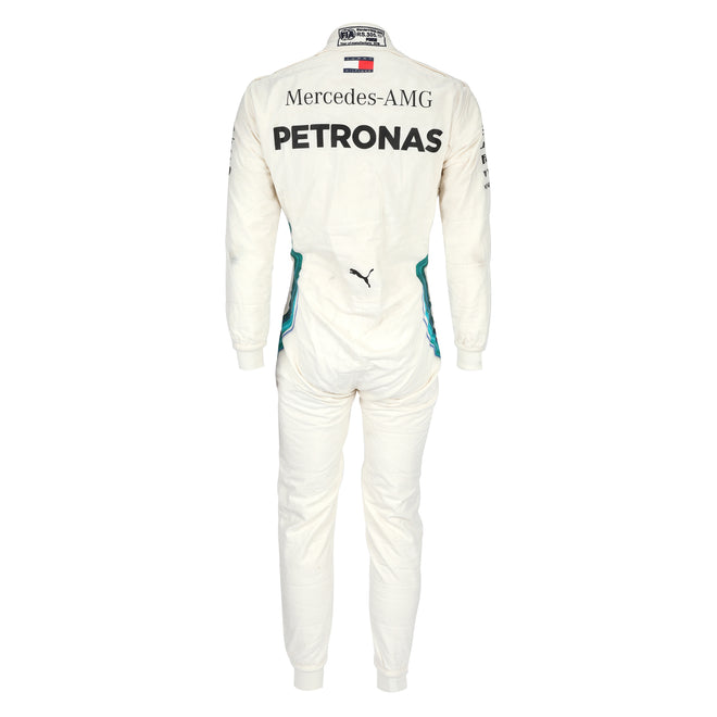 Sprint Auction LOT 188 - Valtteri Bottas 2018 Mercedes Race Suit – French GP Race Used
