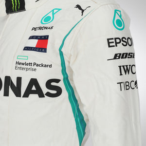 Mercedes AMG Petronas Valtteri Bottas 2018 authentic season used race suit collectible