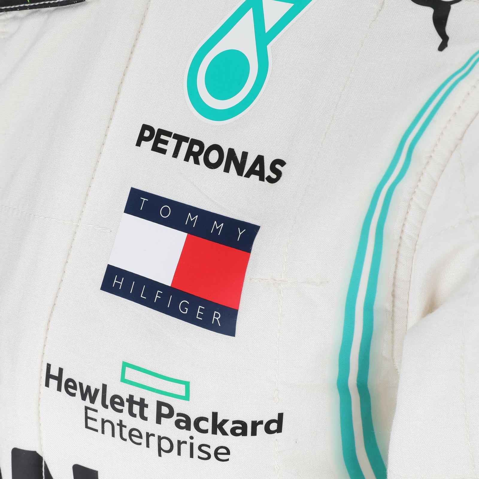 Mercedes F1 Team Valtteri Bottas race suit 2019 Azerbaijan Grand Prix display item