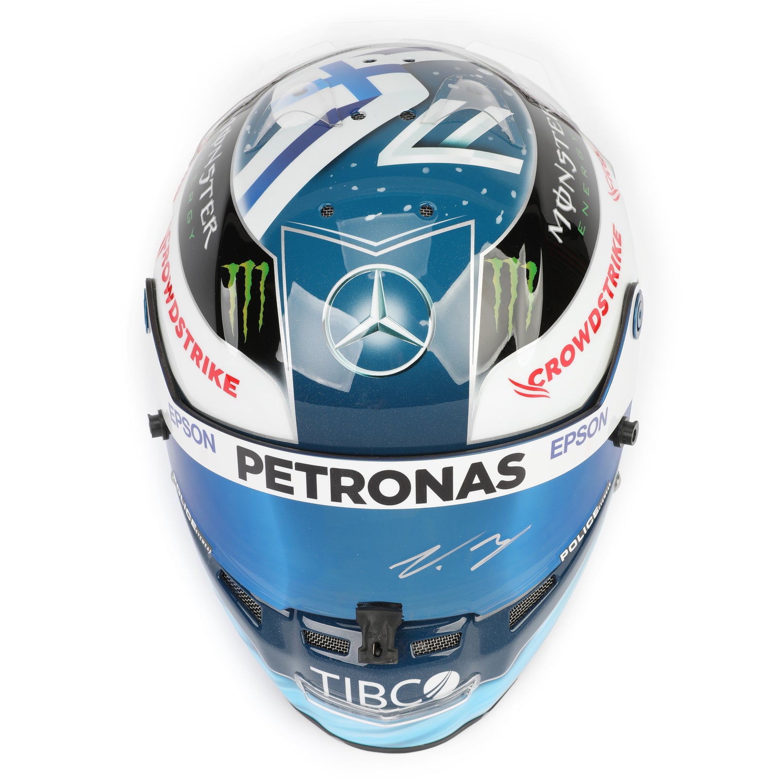 Valtteri Bottas 2021 Signed Official Replica Helmet