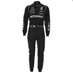 Mercedes AMG Petronas F1 Team season used race suit Valtteri Bottas 2021 motorsport memorabilia