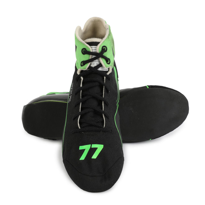 LOT 092 - Valtteri Bottas Signed Race Used Boots – 2024 Season Used