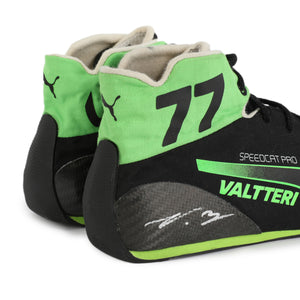 LOT 035 - Valtteri Bottas Signed Race Used Boots – 2024 Season Used
