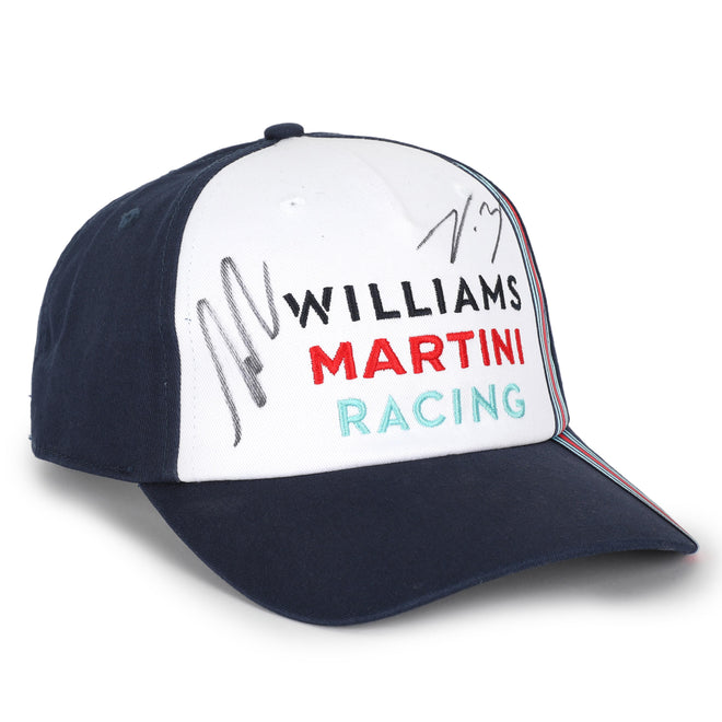 LOT 016 - Valtteri Bottas and Felipe Massa Signed Williams Cap